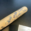 1982 Milwaukee Brewers American League Champs Team Signed Baseball Bat JSA COA