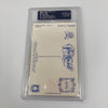 Al Simmons Signed Hall Of Fame Perez Steele Postcard Cut Signature PSA DNA