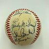 Hall Of Fame Multi Signed Cracker Jack Old Timers Game Baseball Beckett COA