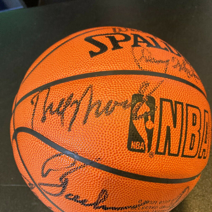 1972-1973 New York Knicks NBA Champs Team Signed Basketball Steiner & JSA COA
