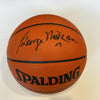George Mikan Signed Spalding Official NBA Game Basketball With JSA  COA