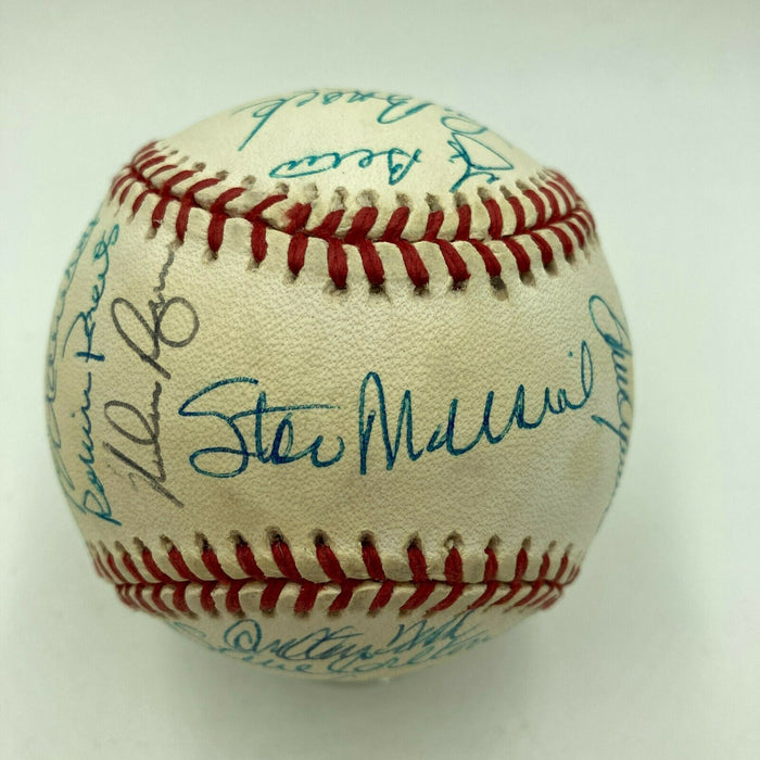 Nolan Ryan Tom Seaver Cal Ripken Jr Stan Musial HOF Multi Signed Baseball JSA