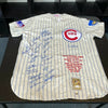 Beautiful 1969 Chicago Cubs Team Signed Jersey 26 Sigs With Ernie Banks JSA COA