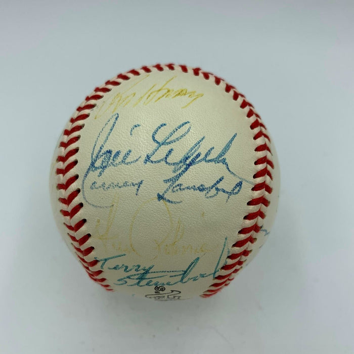 1988 Oakland A's Athletics American League Champs Team Signed Baseball PSA DNA