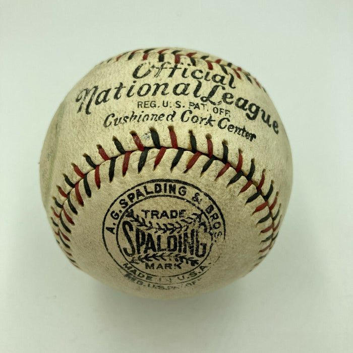 The Finest Hack Wilson Single Signed 1930 National League Baseball PSA DNA COA