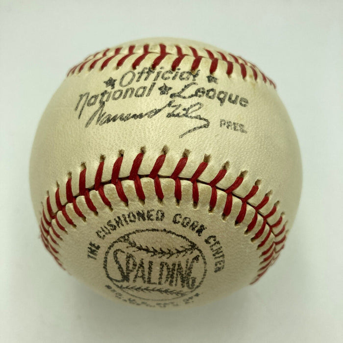 Beautiful Frank Frisch Single Signed Official National League Baseball JSA COA
