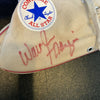 Walt Clyde Frazier Signed Vintage Converse Game Model Shoes (2) With JSA COA