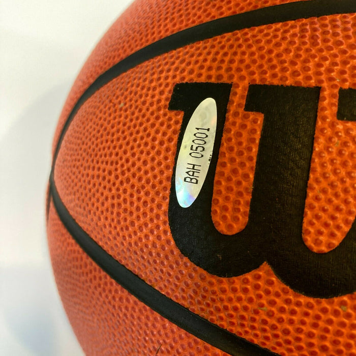 Michael Jordan Bill Russell Magic Johnson Larry Bird Signed Basketball UDA COA