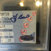 Yogi Berra Day Signed July 18, 1999 Yankees Ticket David Cone Perfect Game PSA