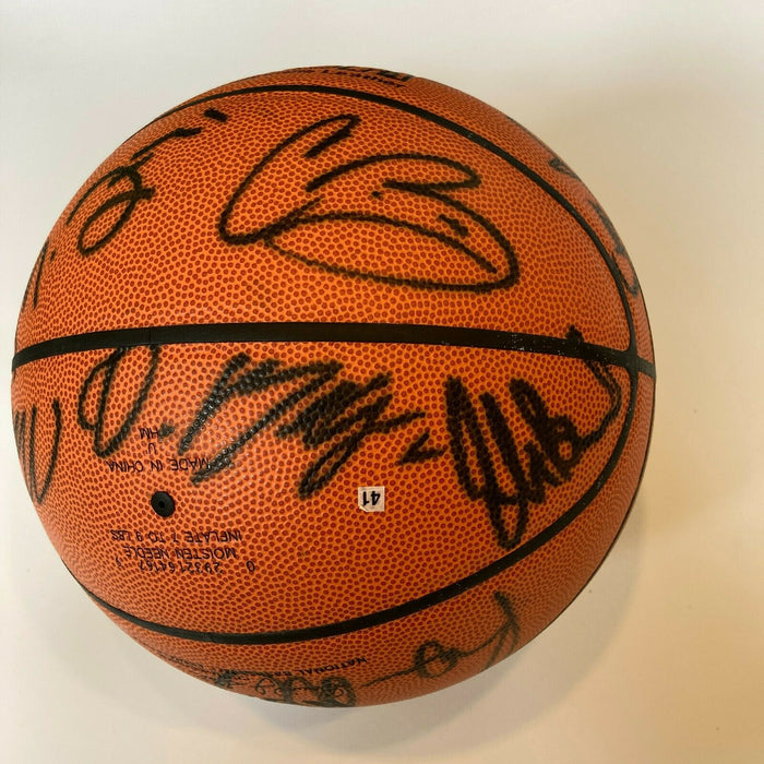 2000-01 Chicago Bulls Team Signed Official NBA Basketball With JSA COA
