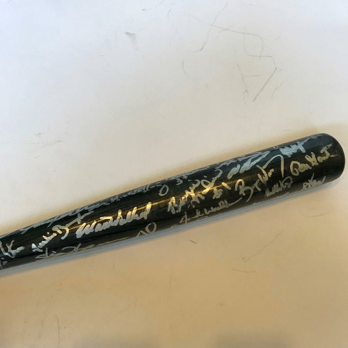 2000 Anaheim Angels Team Signed Game Used Bat 30+ Signatures With JSA COA