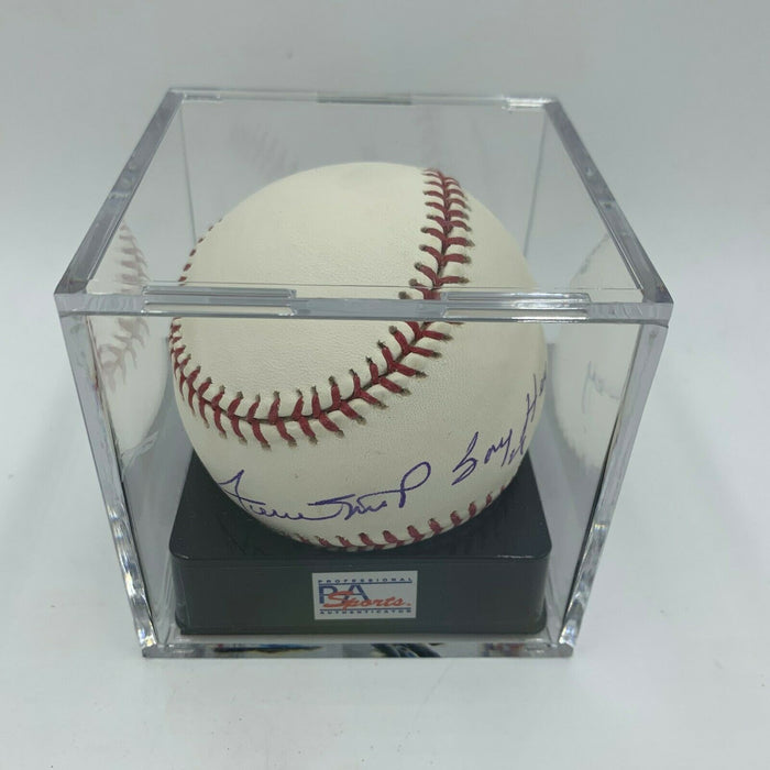 Willie Mays "Say Hey" Signed Inscribed Major League Baseball PSA DNA GEM MINT 10