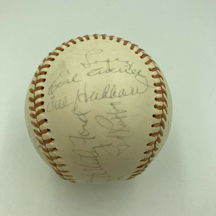 1976 Hall of Fame Induction Multi Signed Baseball Joe Cronin Red Ruffing JSA LOA