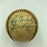 1955 Cleveland Indians Team Signed Game Used American League Baseball