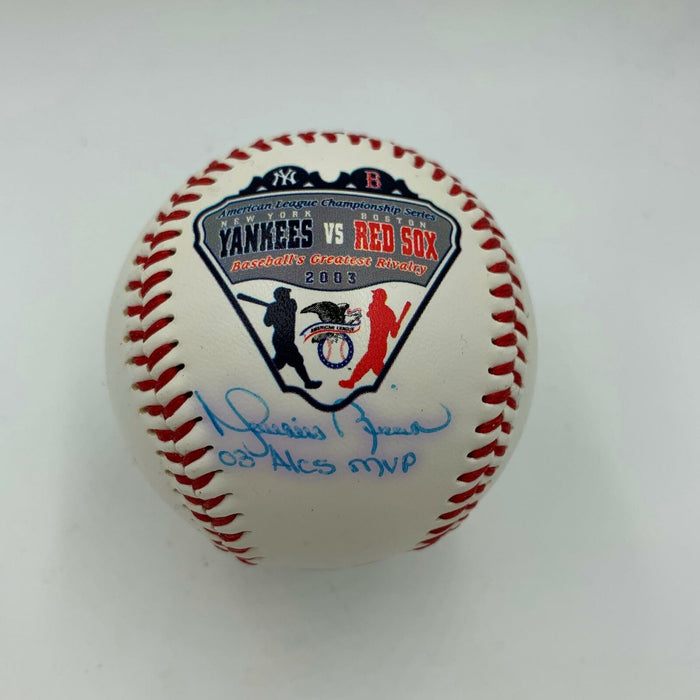 Mariano Rivera 2003 ALCS MVP Signed New York Yankees Red Sox Baseball Steiner