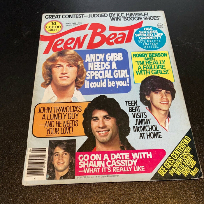 Harry Wayne Casey K.C. Signed Autographed 1970's Teen Beat Magazine