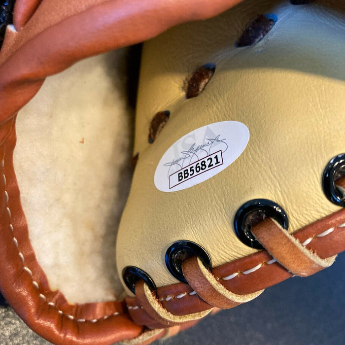 Willie Mays Signed Wilson Game Model Baseball Glove With JSA COA