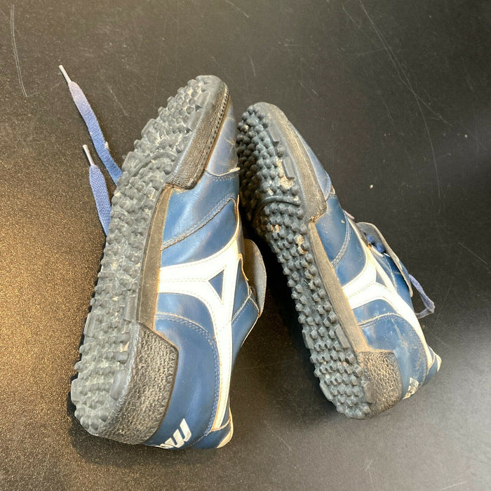 Phil Niekro Signed Game Used 1970's Baseball Cleats Shoes Pair With JSA COA