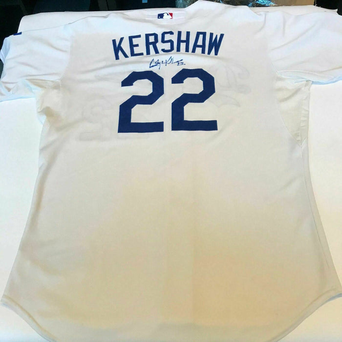 Clayton Kershaw Photo Matched Signed 2011 Game Used Dodgers Jersey JSA COA