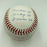 Aaron Boone 1st Game As Yankees Manager Signed Heavily Inscribed Baseball MLB