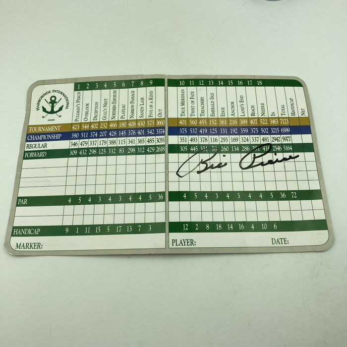 Billy Pierce Signed Autographed Golf Ball & Golf Program Scoring Card
