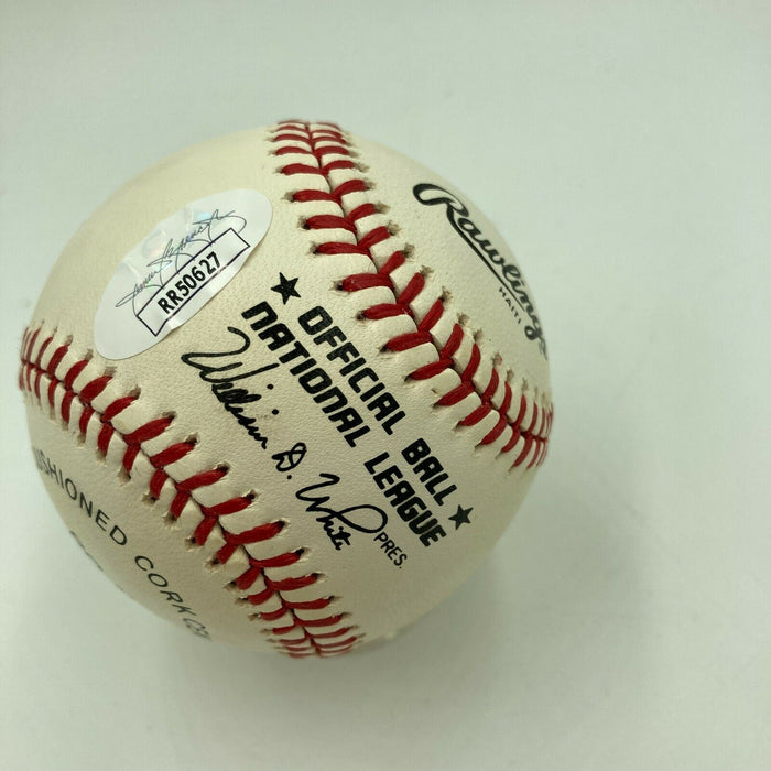 Buck Leonard Signed Official National League Baseball JSA COA