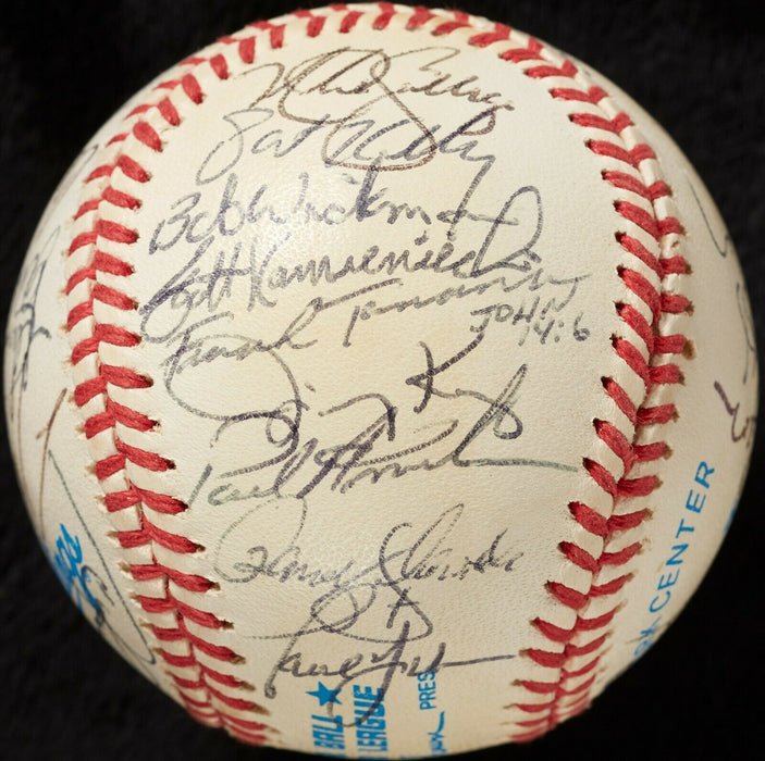 1993 New York Yankees Team Signed Baseball Don Mattingly With JSA COA