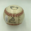 1957 Milwaukee Braves World Series Champs Team Signed Baseball Hank Aaron JSA