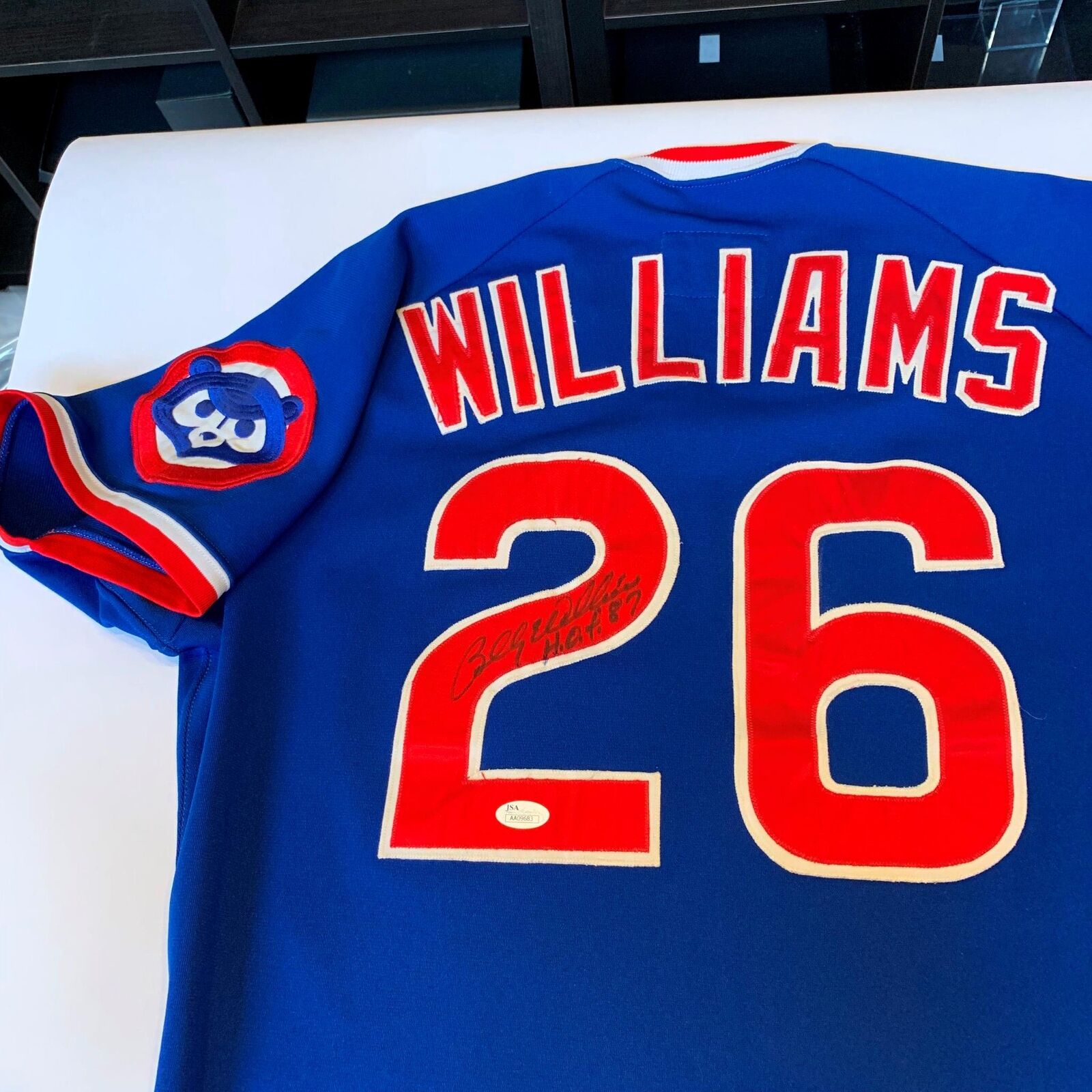 Rare Billy Williams Signed Game Used 1987 Chicago Cubs Jersey JSA & Miedema  COA