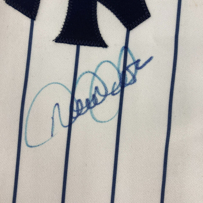 Derek Jeter Signed New York Yankees Authentic Majestic Jersey JSA Sticker