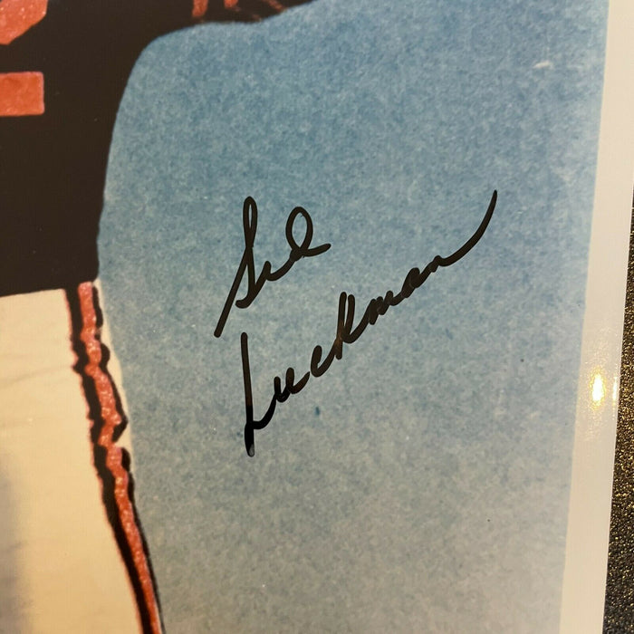 Sid Luckman Signed Autographed Football Photo