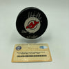 Martin Brodeur 500th Win 11/17/2007 Signed NJ Devils Hockey Puck Steiner COA