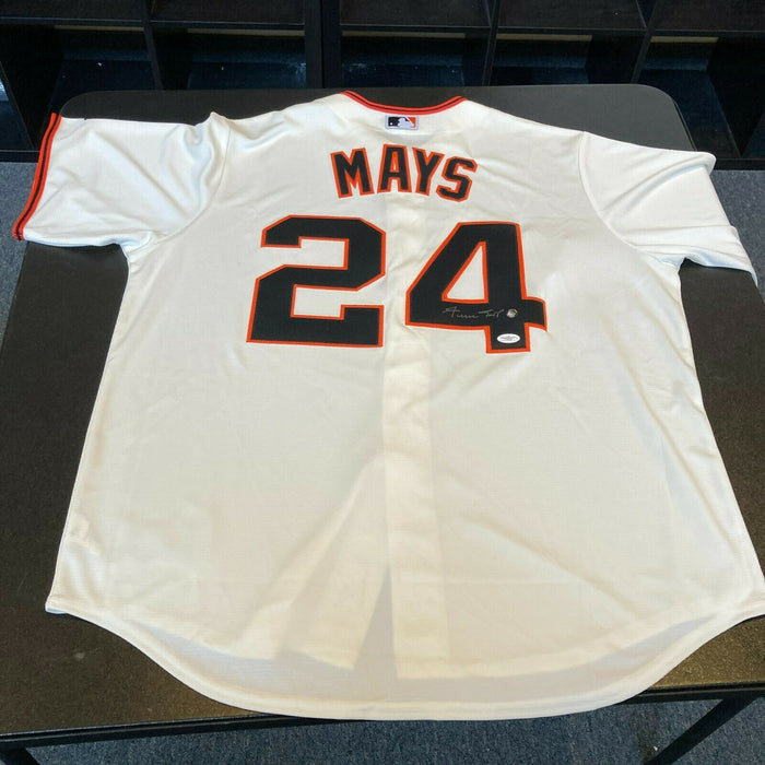 Willie Mays Signed Authentic San Francisco Giants Jersey With JSA COA