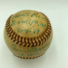 Beans Reardon Signed Inscribed 1949 World Series Game 5 Game Used Baseball JSA