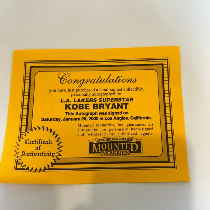 Beautiful Kobe Bryant Signed Spalding NBA Basketball Bold Mint Auto JSA COA