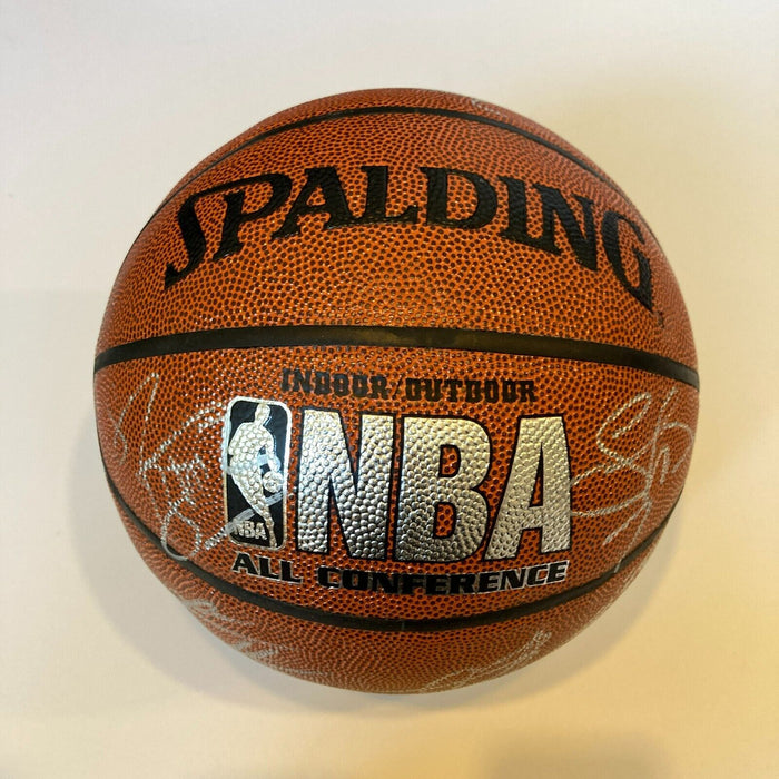 Kobe Bryant 2010-11 Los Angeles Lakers Team Signed Spalding Basketball JSA COA
