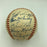 Beautiful Philadelphia A's Team Signed Baseball Connie Mack Al Simmons JSA COA