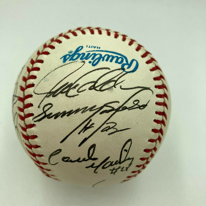 Sammy Sosa Rookie 1990 Chicago Cubs Team Signed Official Major League Baseball