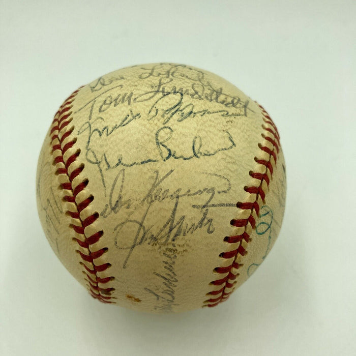 1973 Chicago Cubs Team Signed Autographed Vintage Cubs Baseball