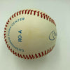Beautiful Mickey Mantle Signed American League Baseball PSA DNA Graded MINT 9