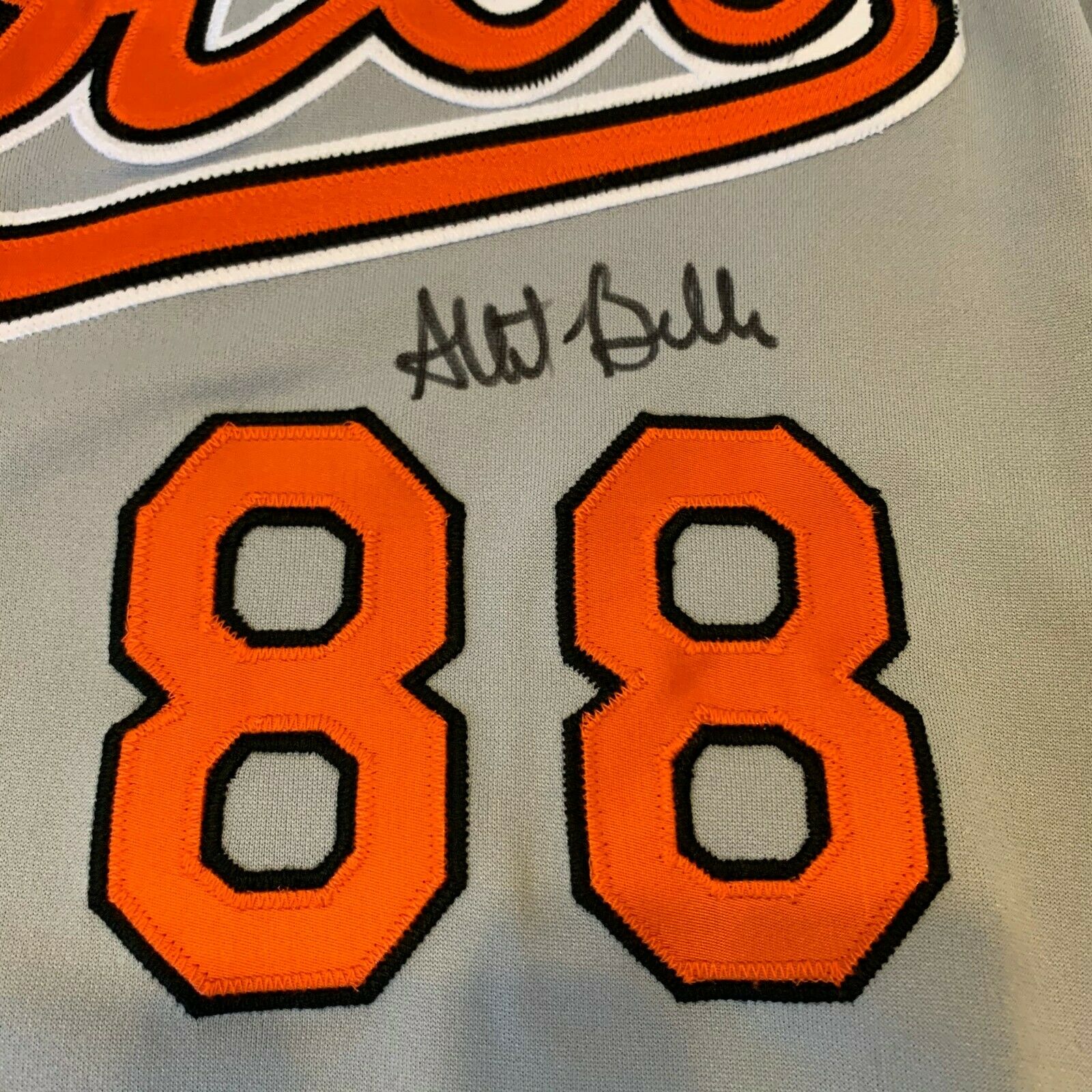 Albert Belle Signed Authentic 1999 Baltimore Orioles Game Model Jersey —  Showpieces Sports