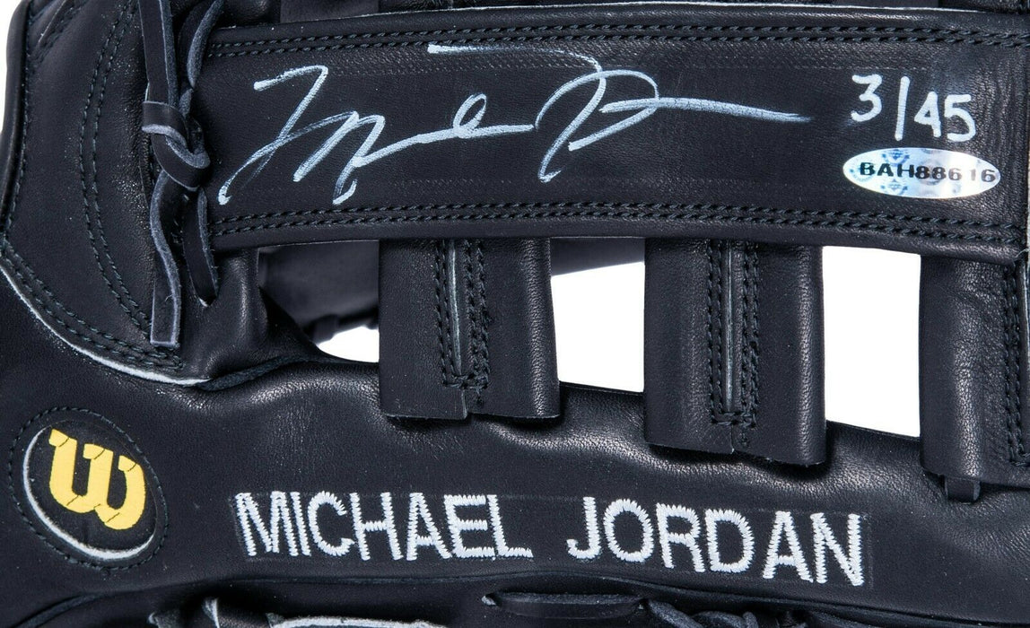 Michael Jordan Signed 1994 Wilson Game Model Baseball Glove UDA Upper Deck  COA