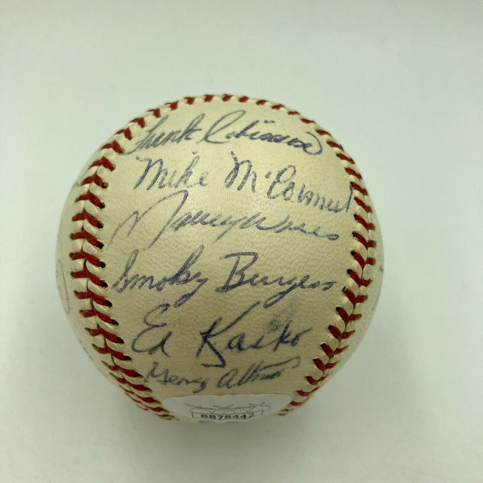 Roberto Clemente Willie Mays Hank Aaron 1961 All Star Game Signed Baseball JSA