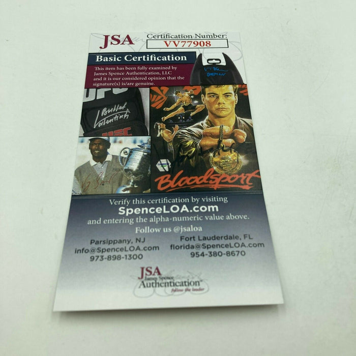 Jim Lemon Signed 1950's Official American League Harridge Baseball JSA COA