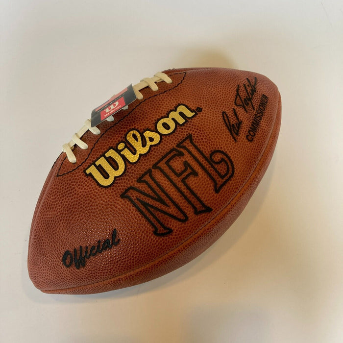 Troy Aikman Dallas Cowboys Signed Wilson NFL Game Football With JSA COA