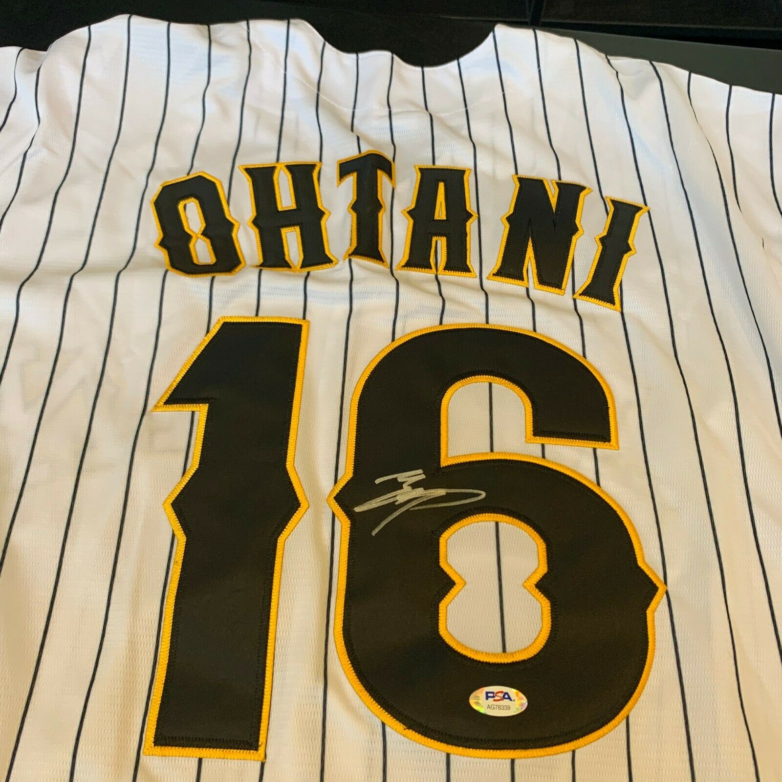 Shohei Ohtani Signed Custom Framed Jersey Display with Digital