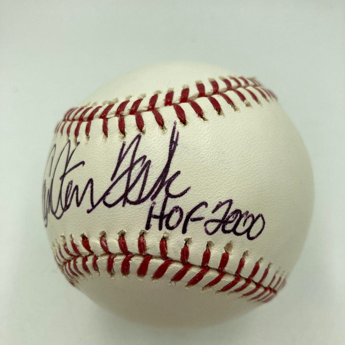 Carlton Fisk Hall Of Fame 2000 Signed Official Major League Baseball JSA COA