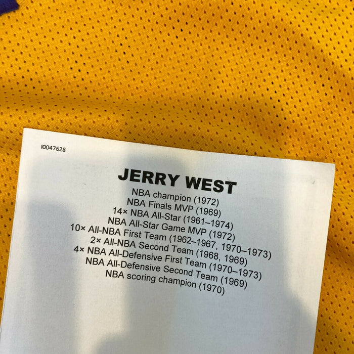 Jerry West Signed Los Angeles Lakers Mr. Clutch Jersey With JSA COA