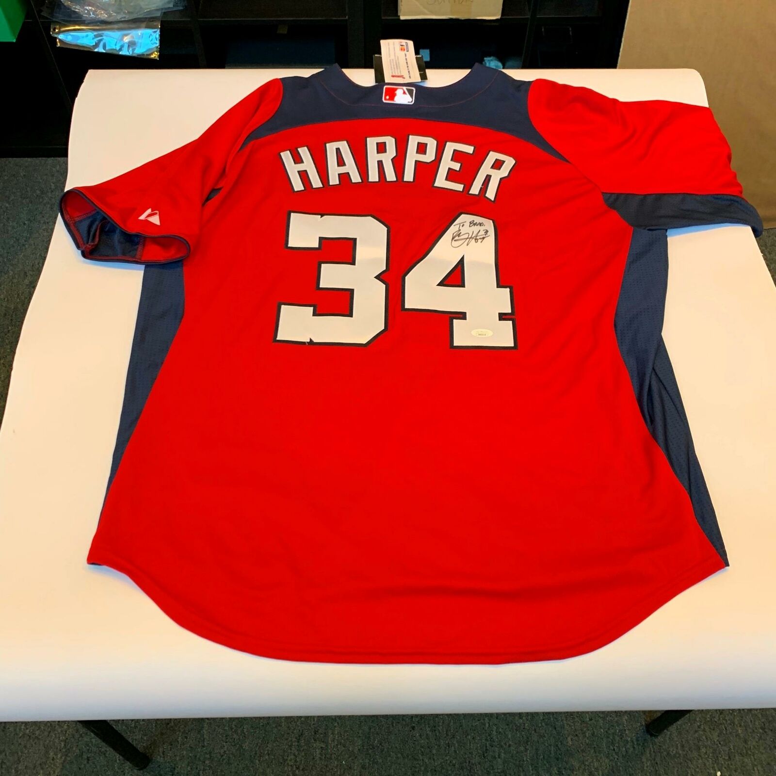Bryce Harper Washington Nationals Autographed Jersey - White – All In  Autographs