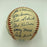 Beautiful Philadelphia A's Team Signed Baseball Connie Mack Al Simmons JSA COA